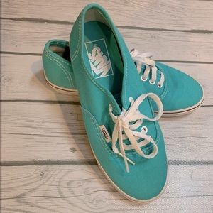 Teal Vans Size 5 EUC
